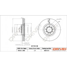 DP1010.11.0582 Dr!ve+ Гальмівний диск