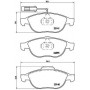 P 23 114 BREMBO Комплект гальмівних колодок дисковий гальм