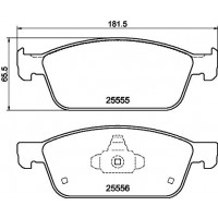 8DB 355 025-511 HELLA Комплект гальмівних колодок дисковий гальм