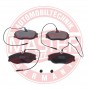 13046028172N-SET-MS MASTER-SPORT GERMANY Комплект гальмівних колодок дисковий гальм