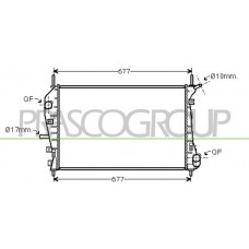 FD107R005 PRASCO Радіатор охолодження двигуна