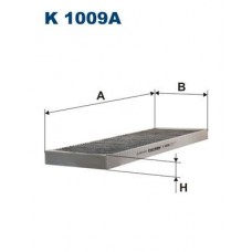 K 1009A FILTRON Фільтр повітря у внутрішньому просторі
