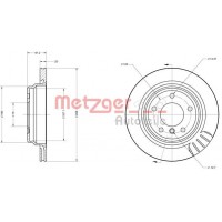 6110118 METZGER Гальмівний диск