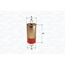 153071760682 MAGNETI MARELLI Масляний фільтр