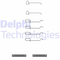 LX0080 DELPHI Комплектуючі колодки дискового гальма