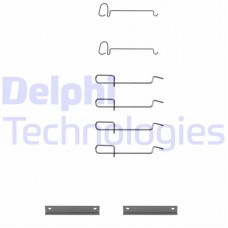 LX0080 DELPHI Комплектуючі колодки дискового гальма