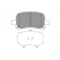 KBP-9129 KAVO PARTS Комплект гальмівних колодок дисковий гальм
