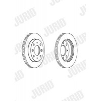 562977JC JURID Гальмівний диск