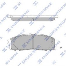 SP1123 Hi-Q Комплект гальмівних колодок дисковий гальм