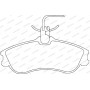 WBP23124A WAGNER Комплект гальмівних колодок дисковий гальм