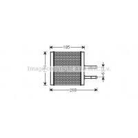 CTA6042 AVA QUALITY COOLING Теплообмінник обігрів салону