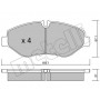 22-0671-1 METELLI Комплект гальмівних колодок дисковий гальм