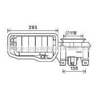 RT8596 AVA QUALITY COOLING Вентилятор салону