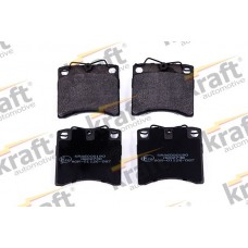 6000190 KRAFT AUTOMOTIVE Комплект гальмівних колодок дисковий гальм