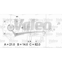 436786 VALEO Генератор