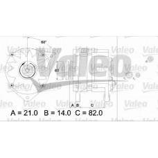 436786 VALEO Генератор