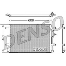DCN02011 DENSO Конденсатор кондиціонера