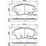 CBP02197 COMLINE Комплект гальмівних колодок дисковий гальм
