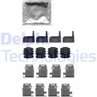 LX0687 DELPHI Комплектуючі колодки дискового гальма