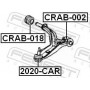 CRAB-018 FEBEST Підвіска важіль незалежної підвіски колеса