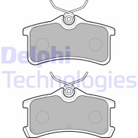 LP1917 DELPHI Комплект гальмівних колодок дисковий гальм