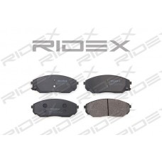 402B0293 RIDEX Комплект гальмівних колодок дисковий гальм