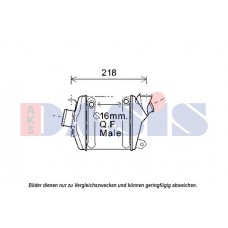 157040N AKS DASIS Интеркулер