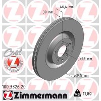 100.3326.20 ZIMMERMANN Гальмівний диск