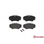 P 59 016 BREMBO Комплект гальмівних колодок дисковий гальм