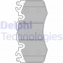 LP2187 DELPHI КомплеК т гальмівних колодок, дискове гальмо