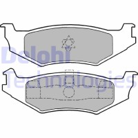 LP1159 DELPHI Комплект гальмівних колодок дисковий гальм