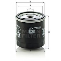 WK 712/5 MANN-FILTER Паливний фільтр