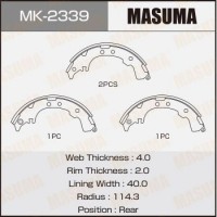 MK-2339 MASUMA Комплект гальмівних колодок