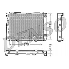 DRM17060 DENSO Радіатор охолодження двигуна