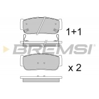 BP3267 BREMSI Комплект гальмівних колодок дисковий гальм