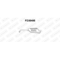 FD30485 VENEPORTE Глушник вихлопних газів кінцевий