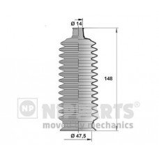 J2842010 NIPPARTS Комплект пильника рульове управління