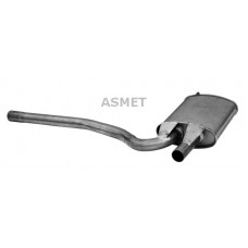 06.017 ASMET Середній глушник вихлопних газів