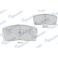 MBF015486 MANDO Комплект гальмівних колодок дисковий гальм
