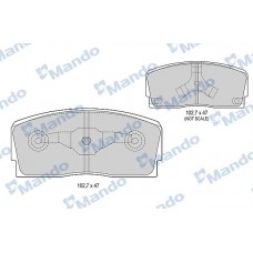 MBF015486 MANDO Комплект гальмівних колодок дисковий гальм