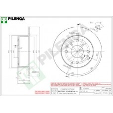 5319 PILENGA Гальмівний диск