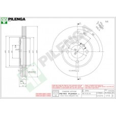 V113 PILENGA Гальмівний диск