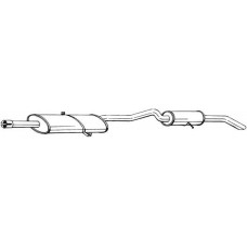 287-333 BOSAL Глушник вихлопних газів кінцевий
