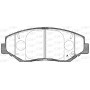 BPA0899.00 OPEN PARTS Комплект гальмівних колодок дисковий гальм
