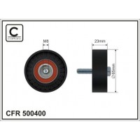 500400 CAFFARO Паразитный / ведущий ролик, Поліклиновий ремінь