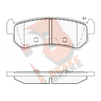 RB1727 R BRAKE Комплект гальмівних колодок дисковий гальм