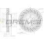 CD7694V BREMSI Гальмівний диск