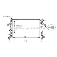 OLA2625 AVA QUALITY COOLING Радіатор охолодження двигуна