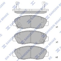 SP1109B Hi-Q Комплект гальмівних колодок дисковий гальм