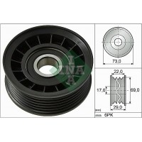 WG1253125 WILMINK GROUP Паразитный / ведущий ролик, Поліклиновий ремінь